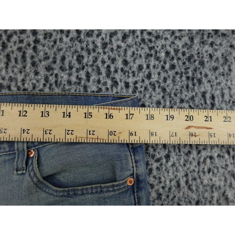 Levi's‎ 501 Original Fit Mens 34x34 Light Wash Blue Straight Leg Jeans